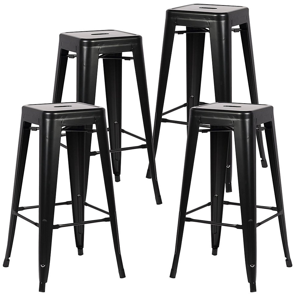 Harper Black Barstools