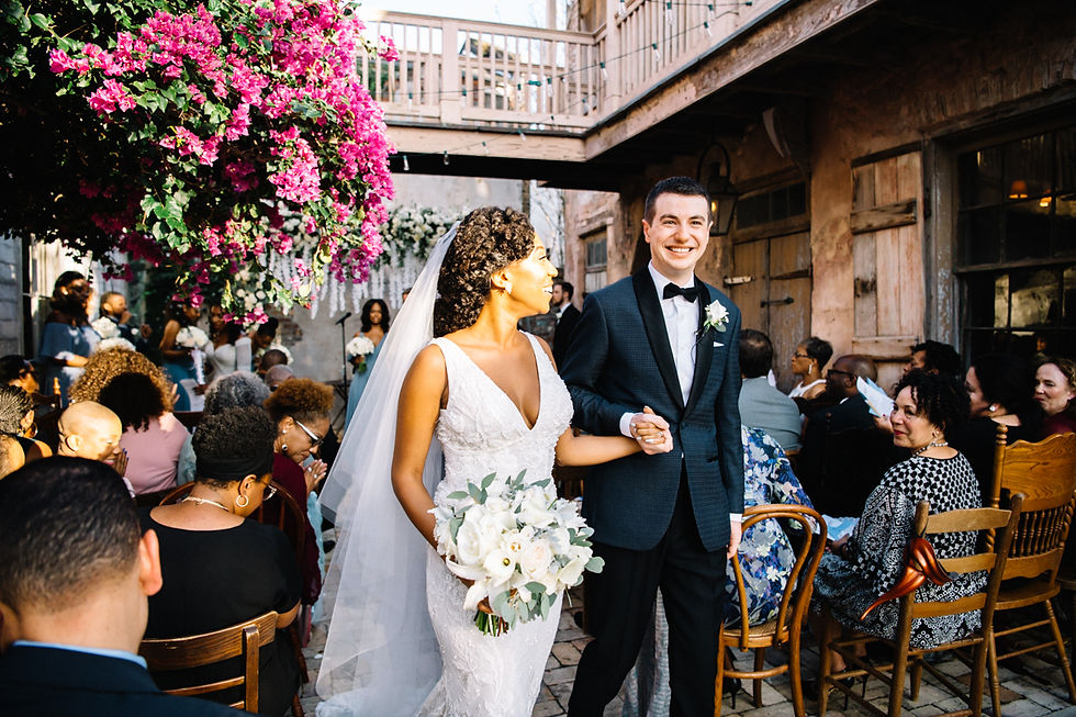 New Orleans Wedding at Race & Religious with Xistence Photography, Elle R Jae Events, and Lovegood Wedding & Event Rentals