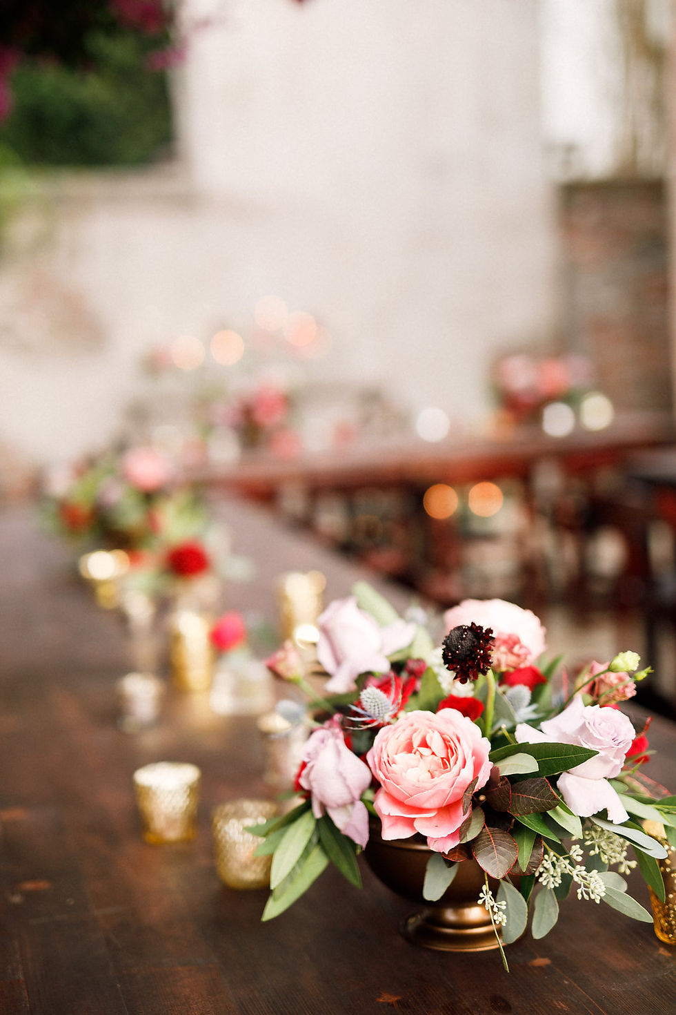 New Orleans Wedding with Ruby and Pearl Events, Kaylynn Marie Photography, Antigua Florals + Styling, Lovegood Wedding & Event Rentals , Kinfolk Brass Band at Race & Religious / Vintage Decor, Lounge Space, and Classic Farm Tables