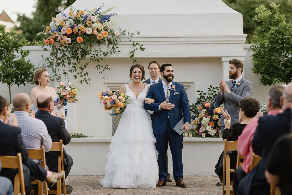 Colorful New Orleans Wedding at Il Mercato with September Company, Mise En Place Events, Antigua Floral, and Lovegood Wedding & Event Rentals | Vintage Decor and Furniture for Hire in New Orleans and Southeast for Weddings, Social Gatherings, and Corporate Events