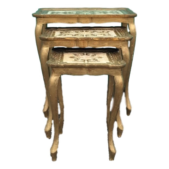 Gold Florence Nesting Tables