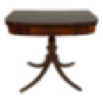 Small Mahogany Pedestal Table