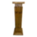Burl Wood Columns - Lovegood Rentals