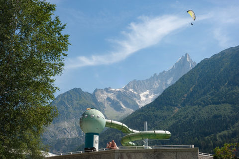 Paraglider in Chamonix, France