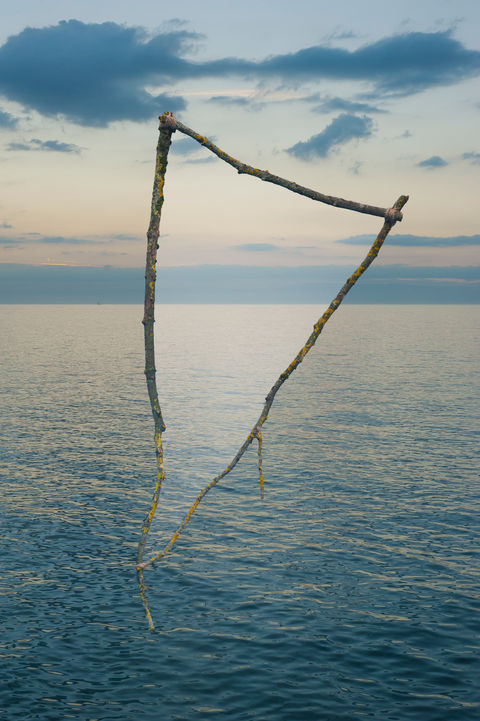 Triptych using found pieces of old tree branches. The coastal photograph is the Norfolk coast in England UK. The artwork looks luminescent against the wall and the metal base means it’ll last a long time.
Printed on Aluminum metal surface