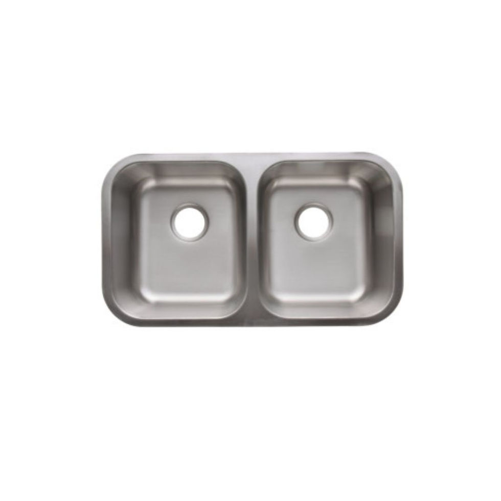 Amerisink Stainless Steel Double Bowl Kitchen Sink