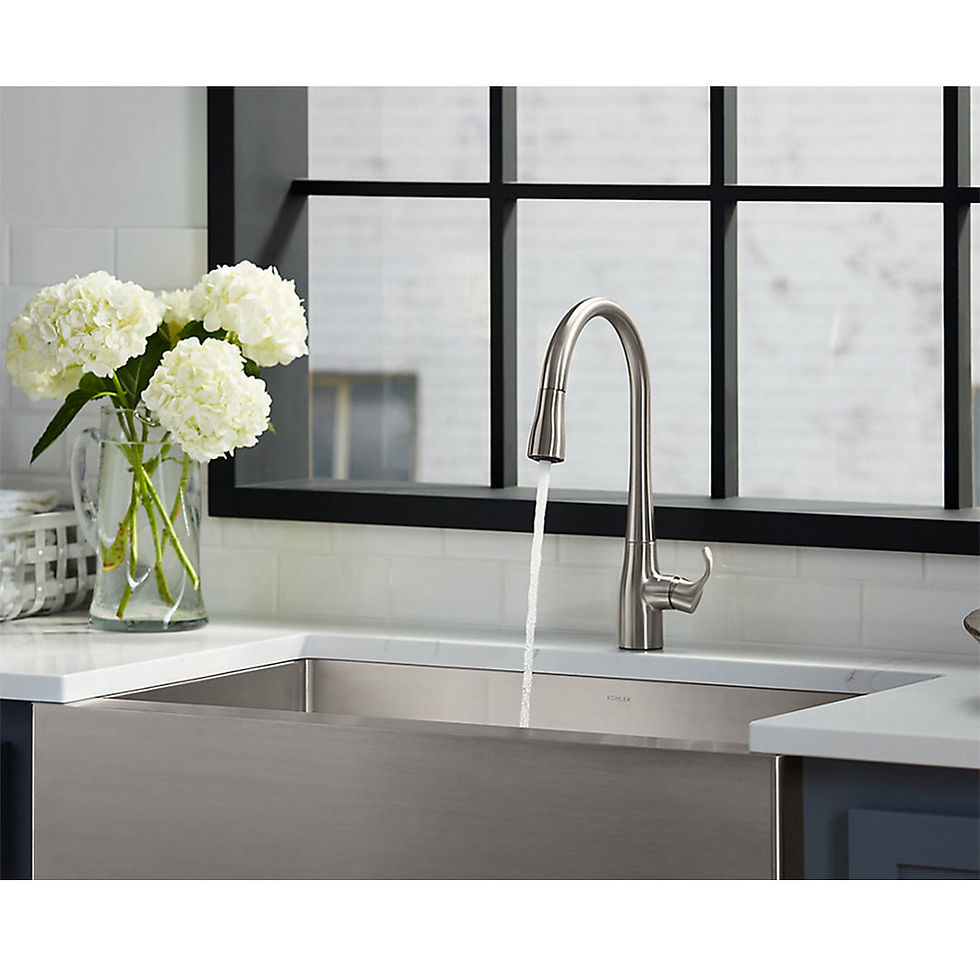 Thumbnail: KOHLER Simplice with Three-Function Sprayhead Kitchen Faucet
