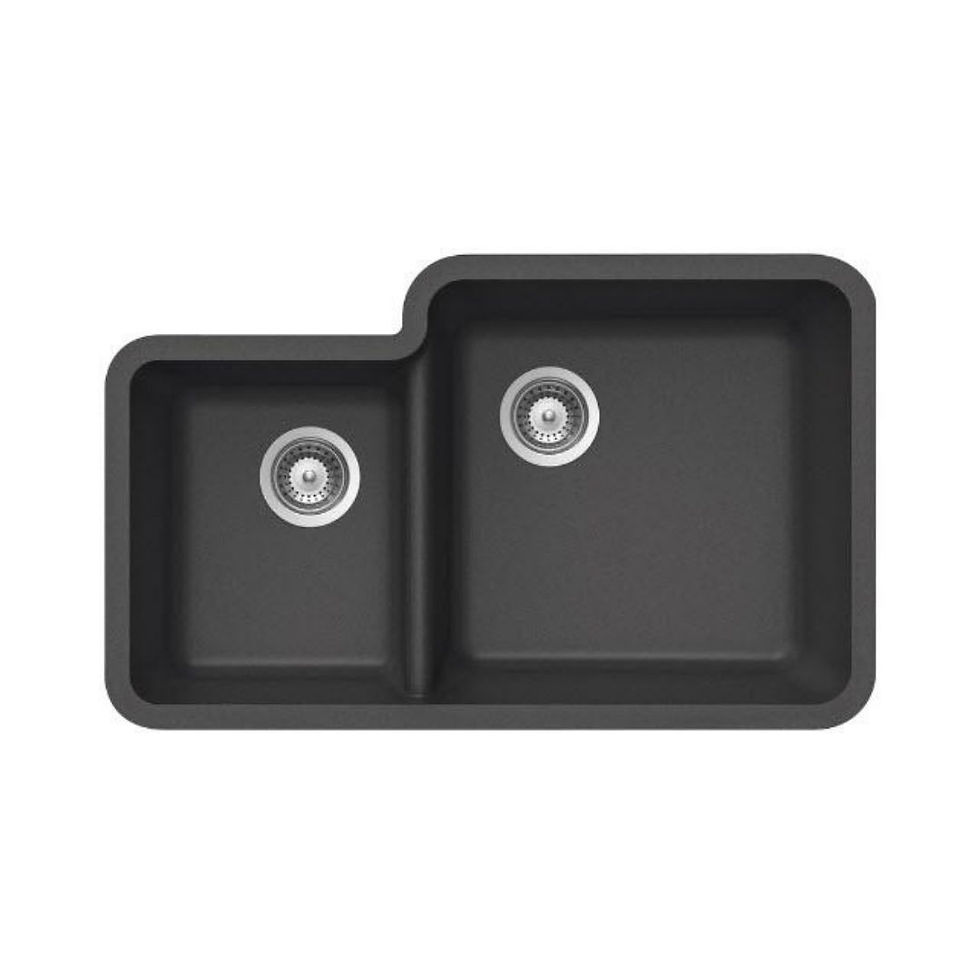 PROHS Double Bowl Undermount Granite Sink
