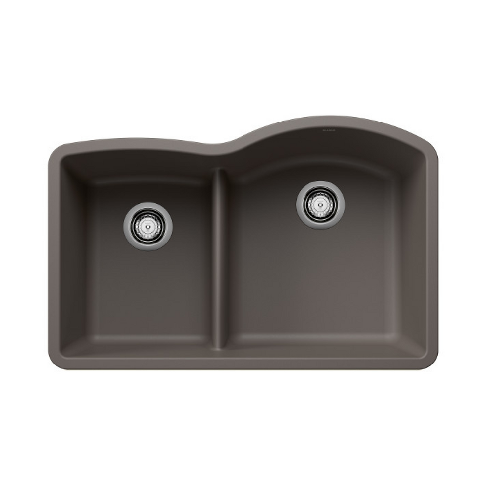Thumbnail: BLANCO Diamond Low Divide 40-60 Granite Composite Kitchen Sink