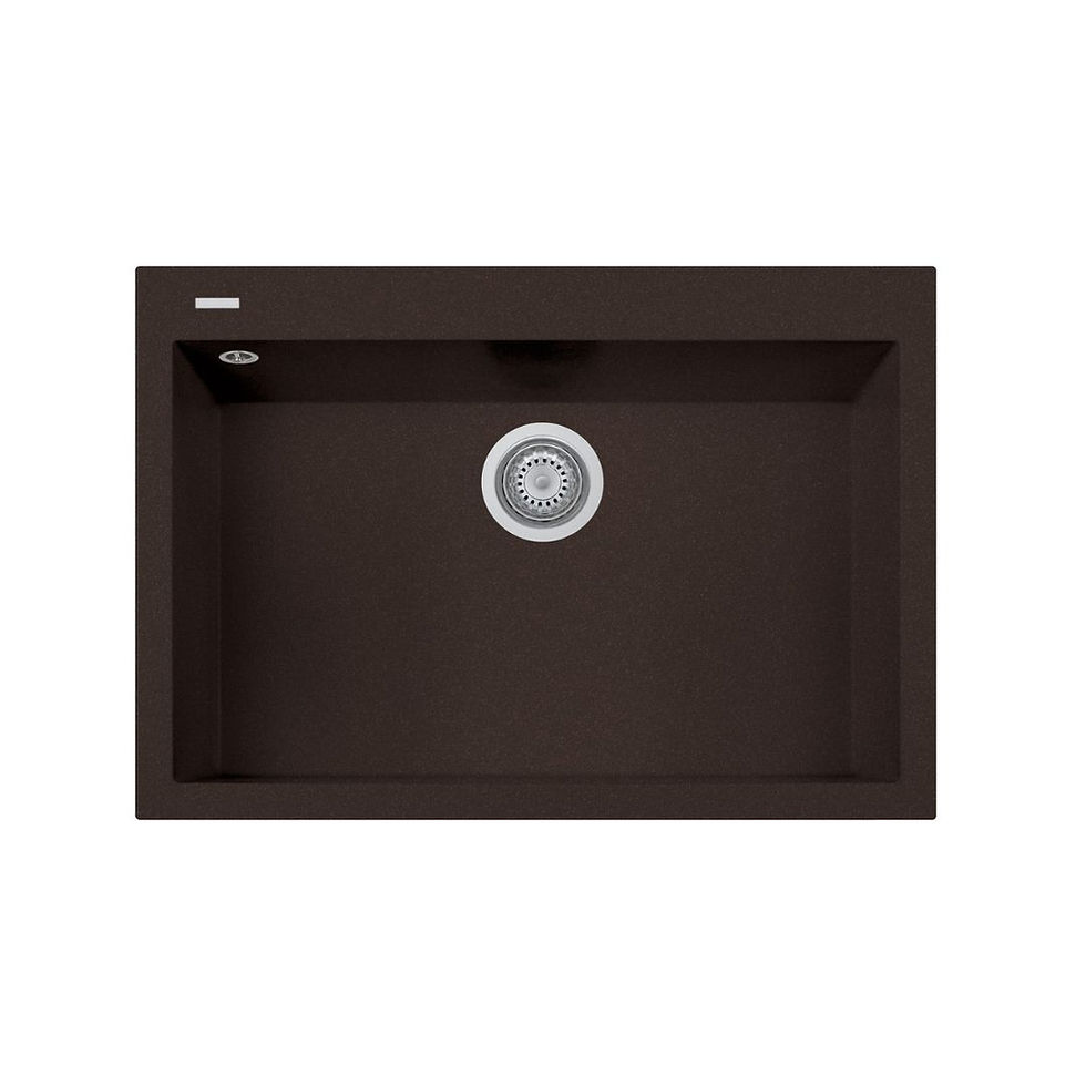 Thumbnail: Q Alba Single Bowl Granite Composite Kitchen Sink