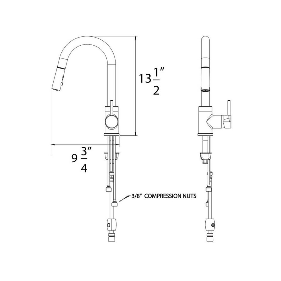 Thumbnail: HUNTINGTON BRASS Bar/Prep Faucet