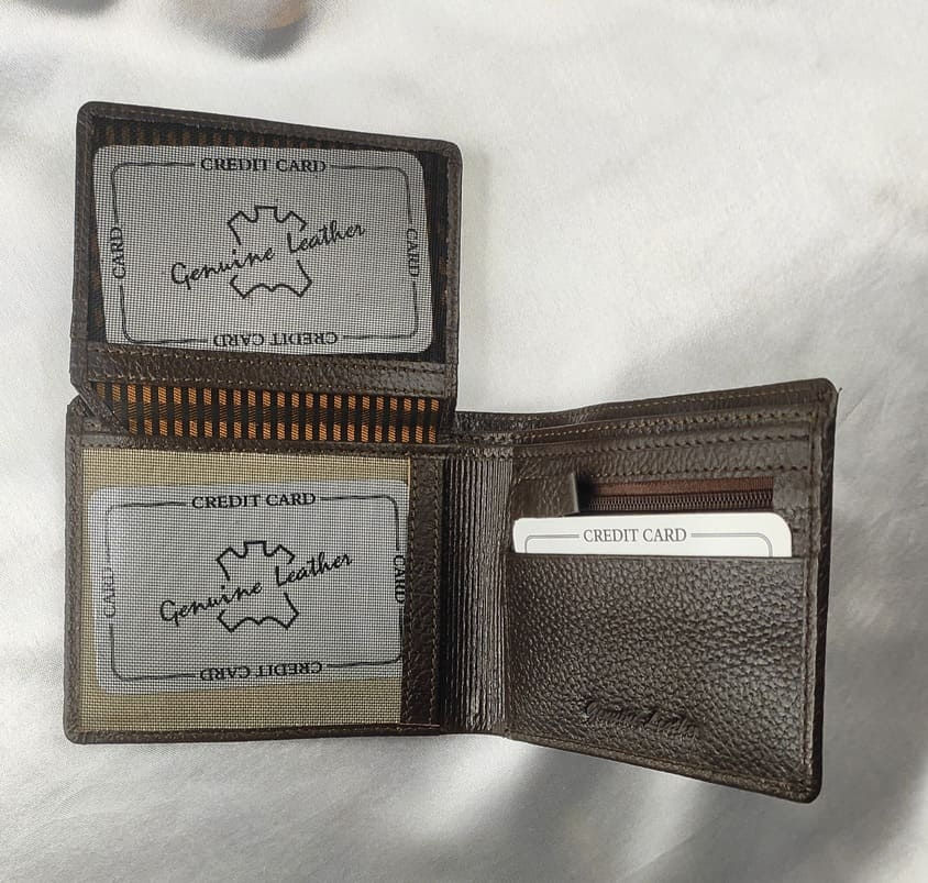 Thumbnail: Dark Brown Frantic Leather Men's Wallet