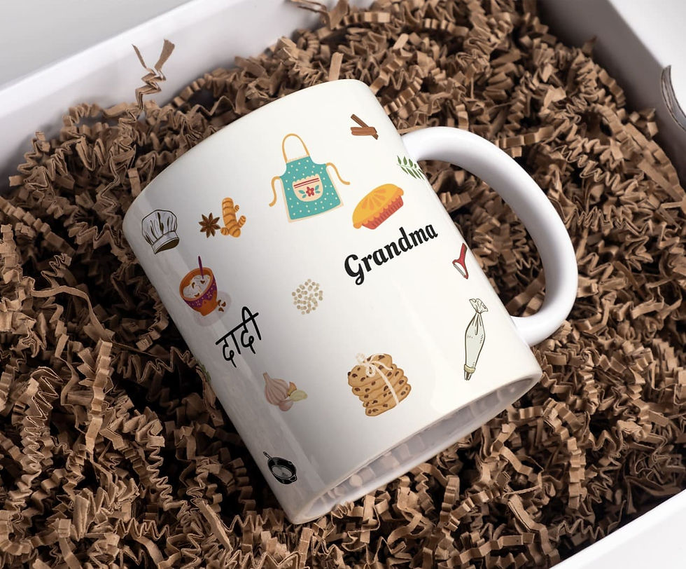 Thumbnail: Dadi Grandma Abuela Aji - White Mug