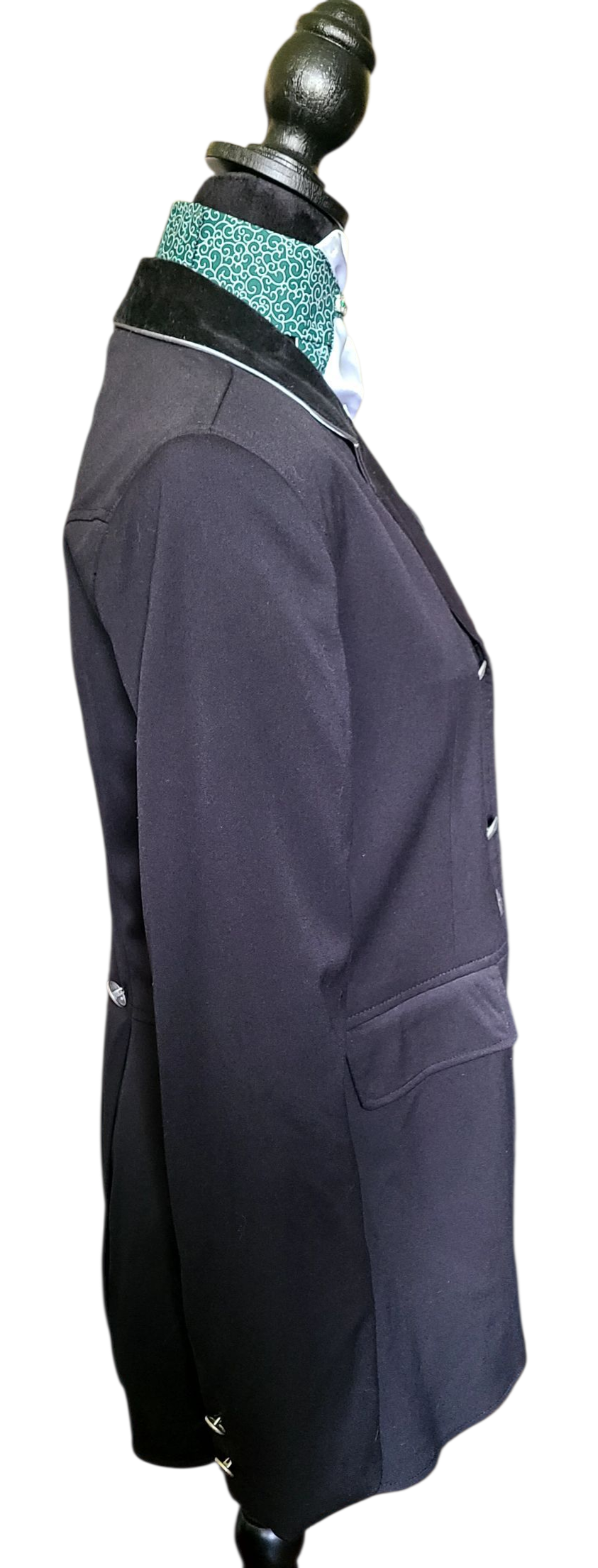 Thumbnail: EOUS Black Olympia Dressage Coat, Womans Size 8 (NEW!)