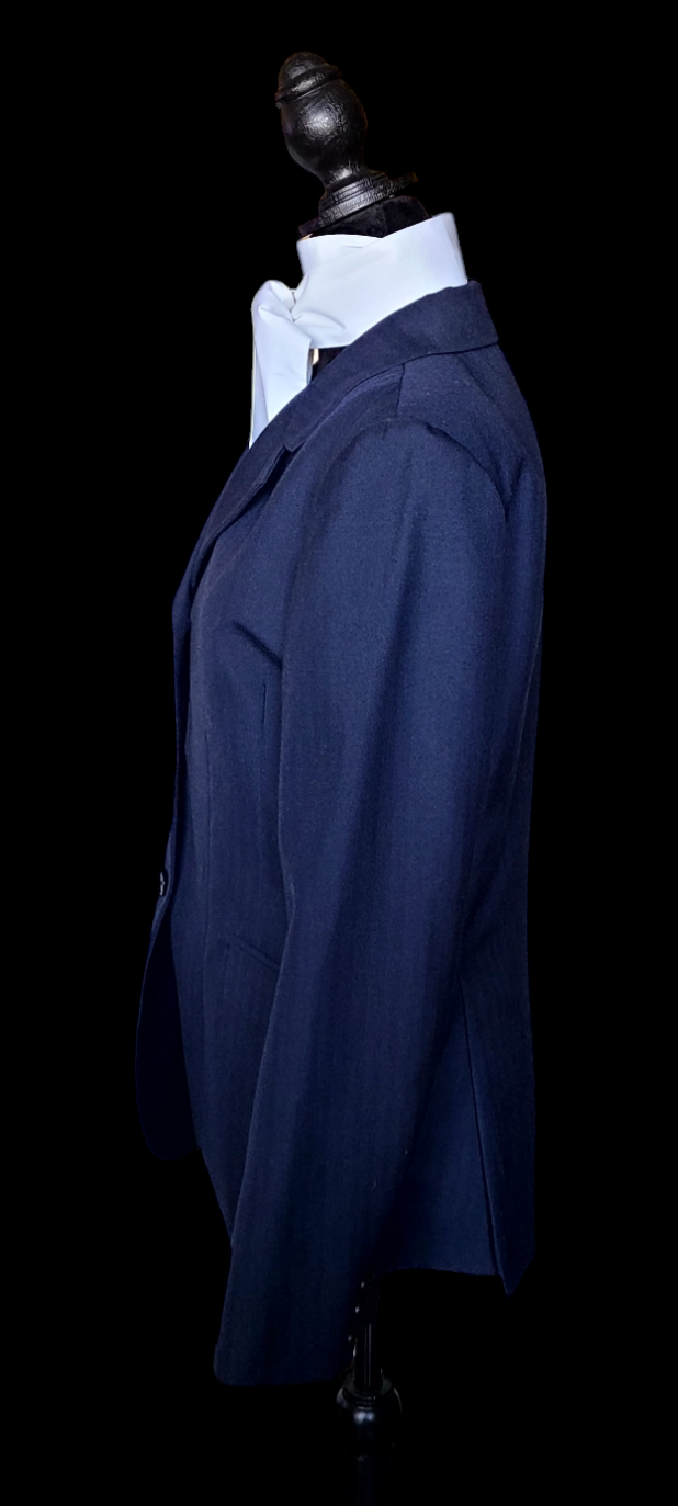 Thumbnail: BEAUFORT Navy Hunt Coat, Size 14L