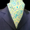 Thumbnail:  TRADITIONAL Shaped Flannel Stock Tie, Paisley on Yellow