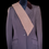 Thumbnail: TRADITIONAL Shaped Wool Stock Tie, Rust Houndstooth