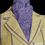 Thumbnail: TRADITIONAL Shaped Stock Tie, Plum Leaves