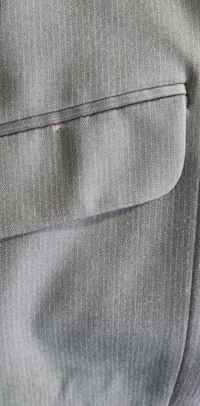 Thumbnail: BERNARD WEATHERILL Hunter Green Pinstripe Jacket, Size 12R womans