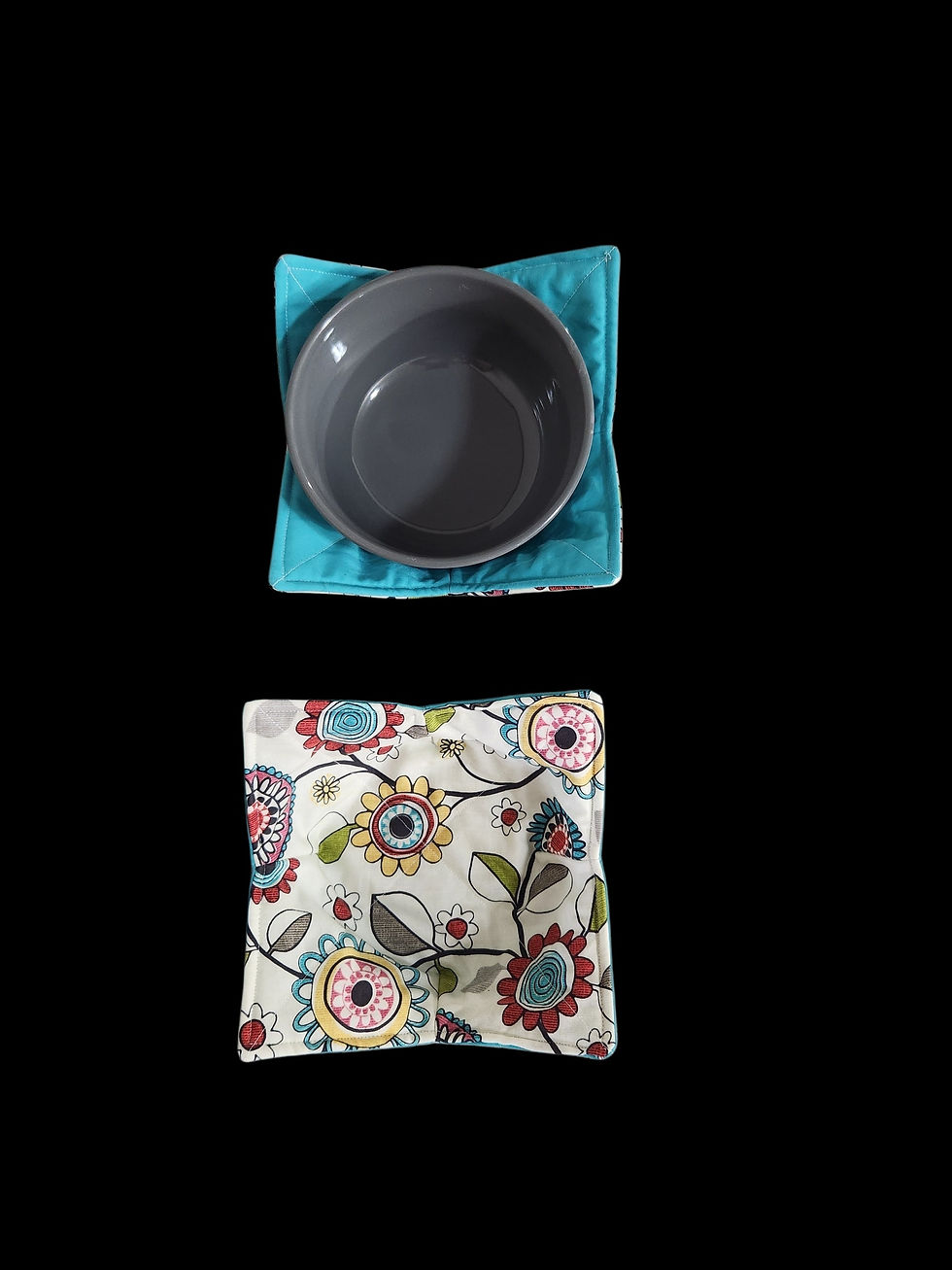 Thumbnail: BOWL COZY'S Reversible Quilted, One of a kind! Pair