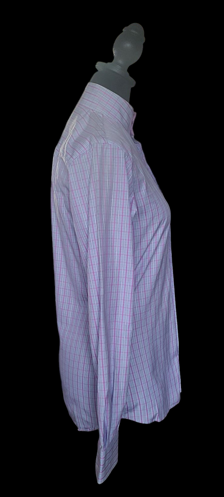 Thumbnail: ESSEX SIGNATURE COLLECTION Pink & Lavender Check Huntshirt, Size 34