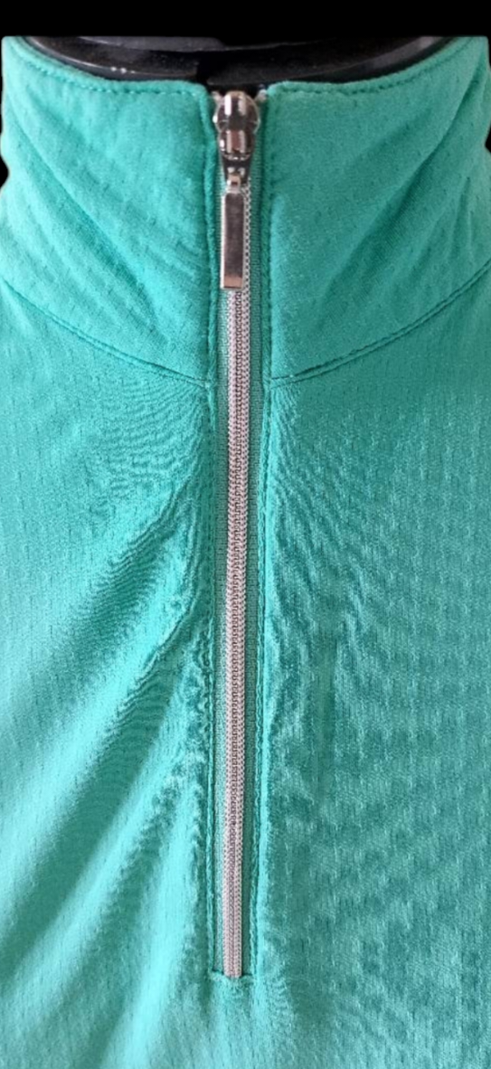 Thumbnail: DOVER RIDING  SPORT sleeveless sunshirt, medium, light turquoise, gently used