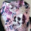 Thumbnail: PRE-TIED Dressage Stock Tie, Double Pink Skulls and Roses