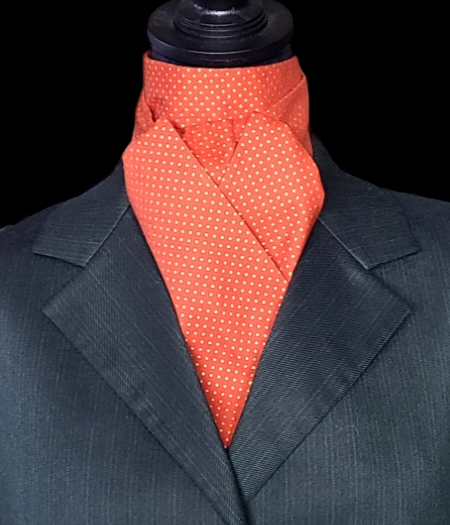 Thumbnail: TRADITIONAL Shaped Stock Tie, Orange Rust