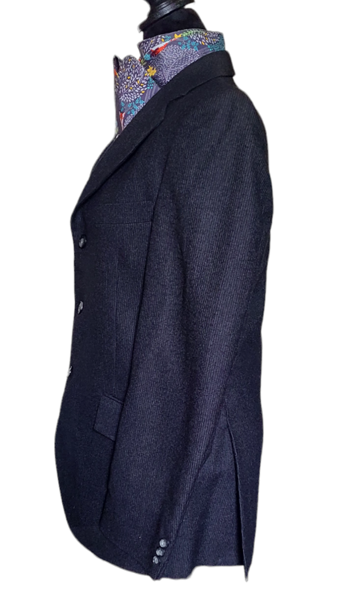 Thumbnail: GRAND PRIX Charcoal Gray Wool Jacket, Hunt Coat, Approximate Size 36R mens