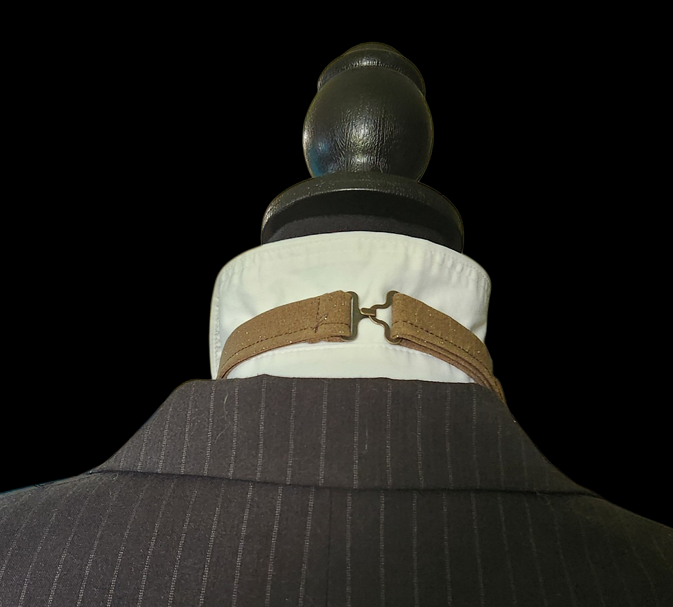 Thumbnail: PRE-TIED Royal Wrap Necktie, Brown & Gold