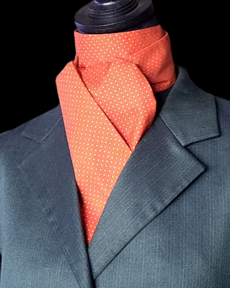 Thumbnail: TRADITIONAL Shaped Stock Tie, Orange Rust