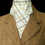 Thumbnail: TRADITIONAL Shaped Stock Tie, Tan Plaid
