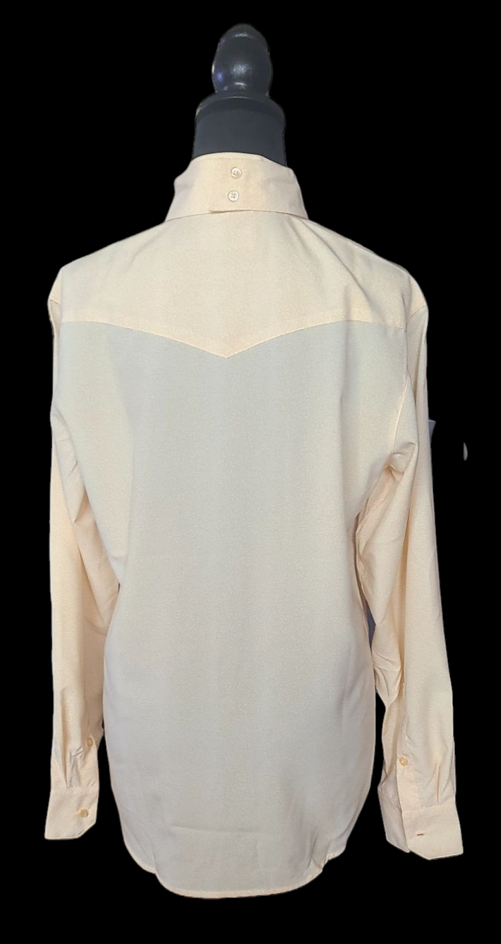 Thumbnail: THE WELLINGTON COLLECTION Gold Print Air Max Huntshirt, Size 40. (New with tags!