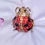 Thumbnail: PRE-TIED Dressage Stock Tie, Lucky Ladybugs
