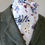 Thumbnail: TRADITIONAL Shaped Flannel Stock Tie, Mixed Flowers