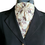 Thumbnail: PRE-TIED Dressage Stock Tie, Shades of brown, tan, grey, black leaves