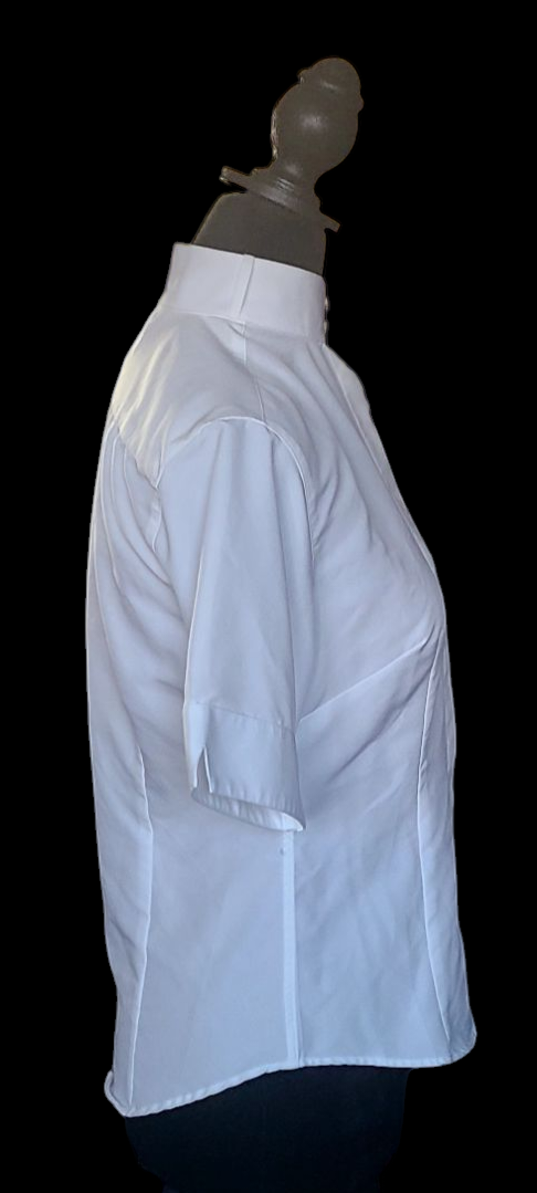 Thumbnail: ESSEX CLASSICS PERFORMANCE Collection Coolmax White Huntshirt, Size womans S