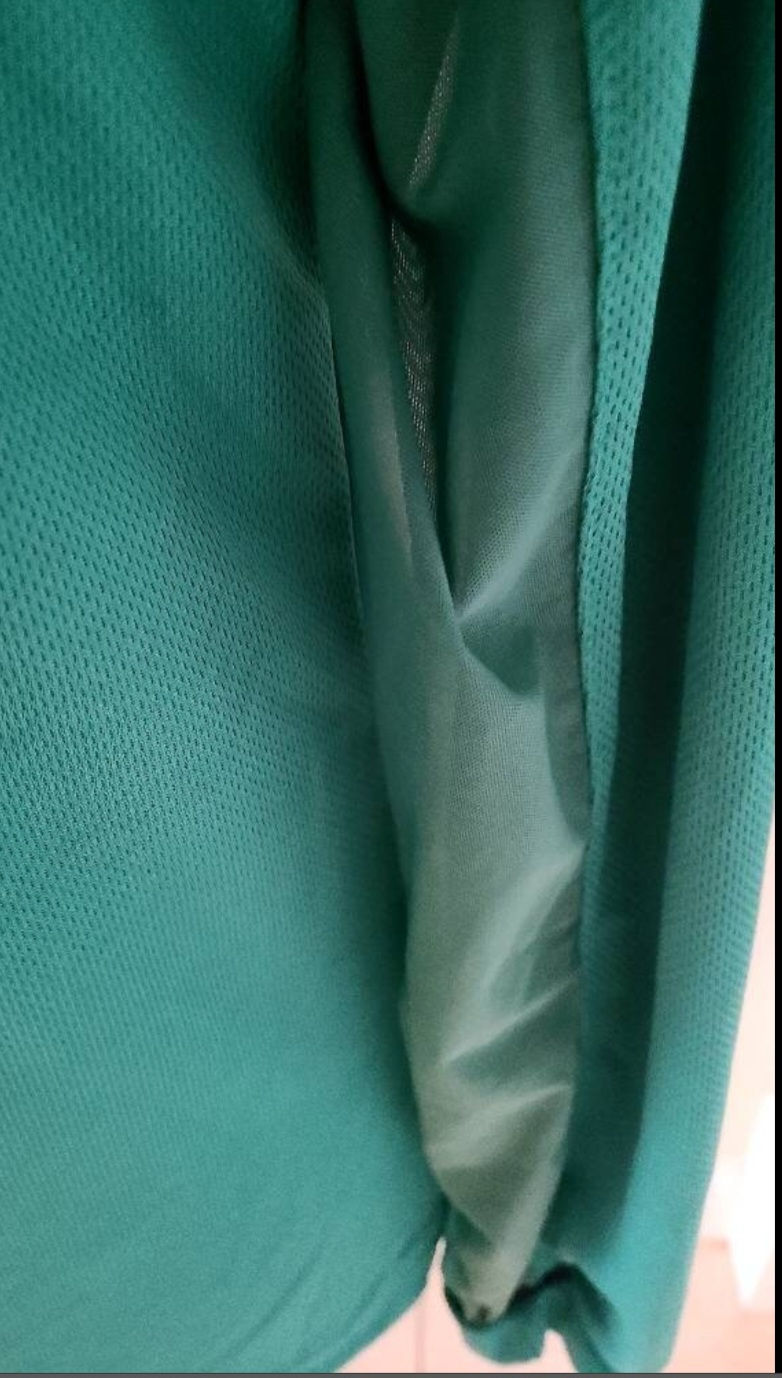 Thumbnail: OVATION Lòng sleeve stretch sunshirt, medium, green, new with tags