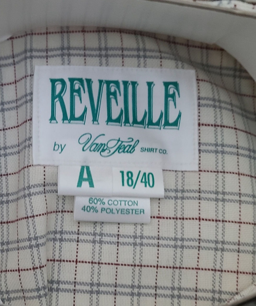 Thumbnail: REVEILLE by VAN TEAL Ivory with Red & Gray Check Huntshirt, Women's Size 18/40