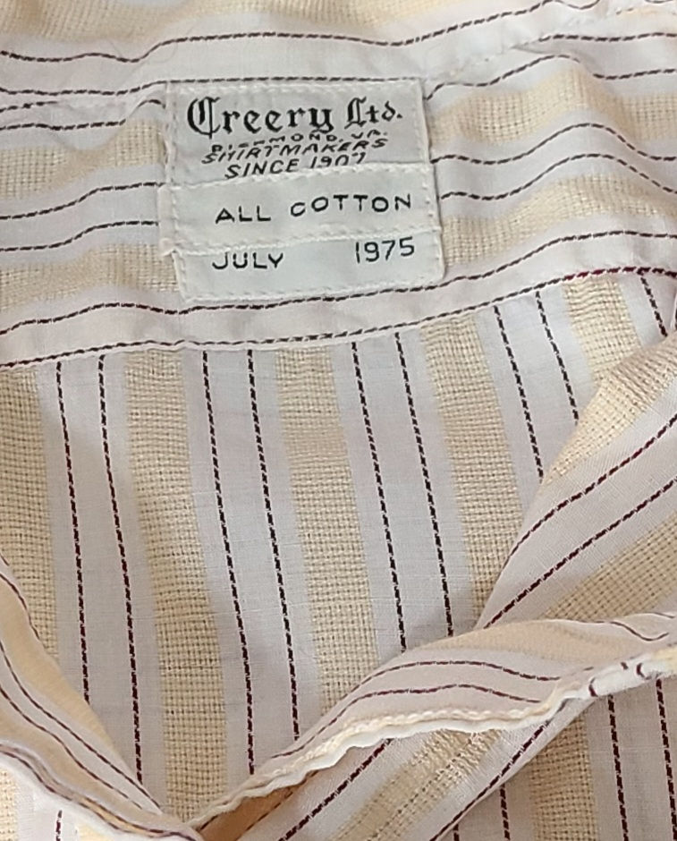 Thumbnail: CREERY LTD Yellow Stripe Huntshirt, Women's size 36