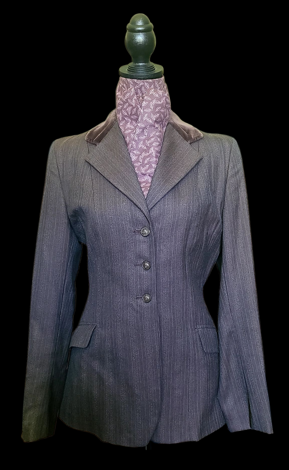 PYTCHLEY Brown Wool Hunt Coat, Approximate Size 36, womans/6R