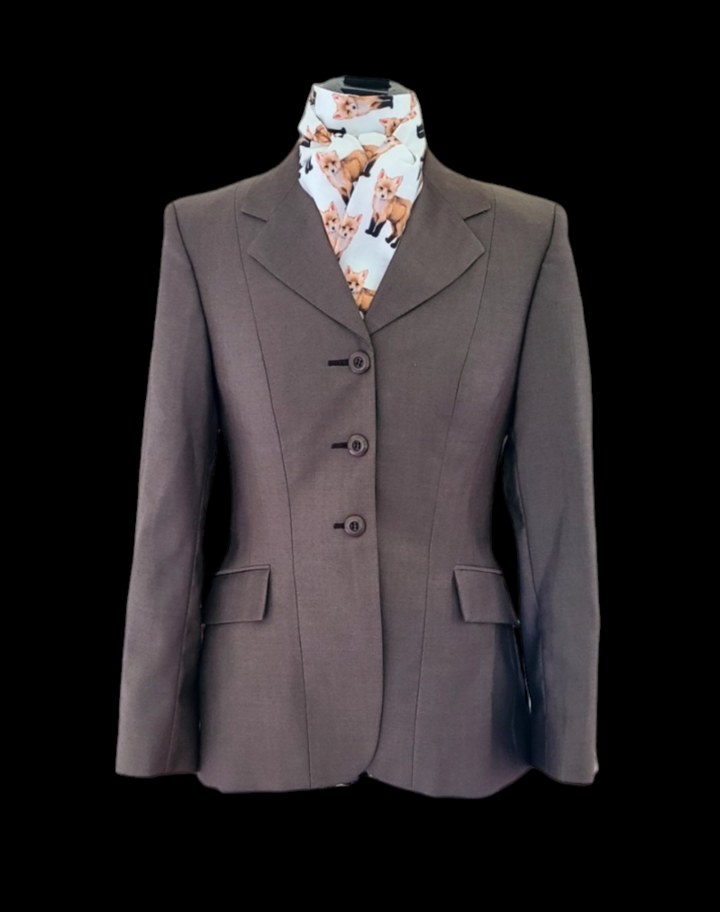 GRAND PRIX Brown Hunting Jacket, Size 10R (matches 12R measurements), womans, NE