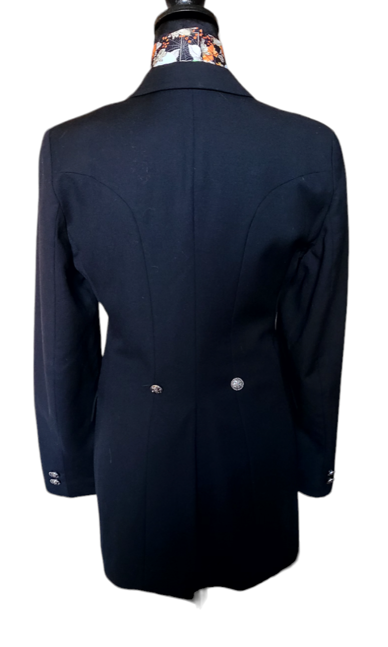 Thumbnail: ELITE Black Patrol Dressage Coat, Womans Size 12 Regular, FREE Shipping USA
