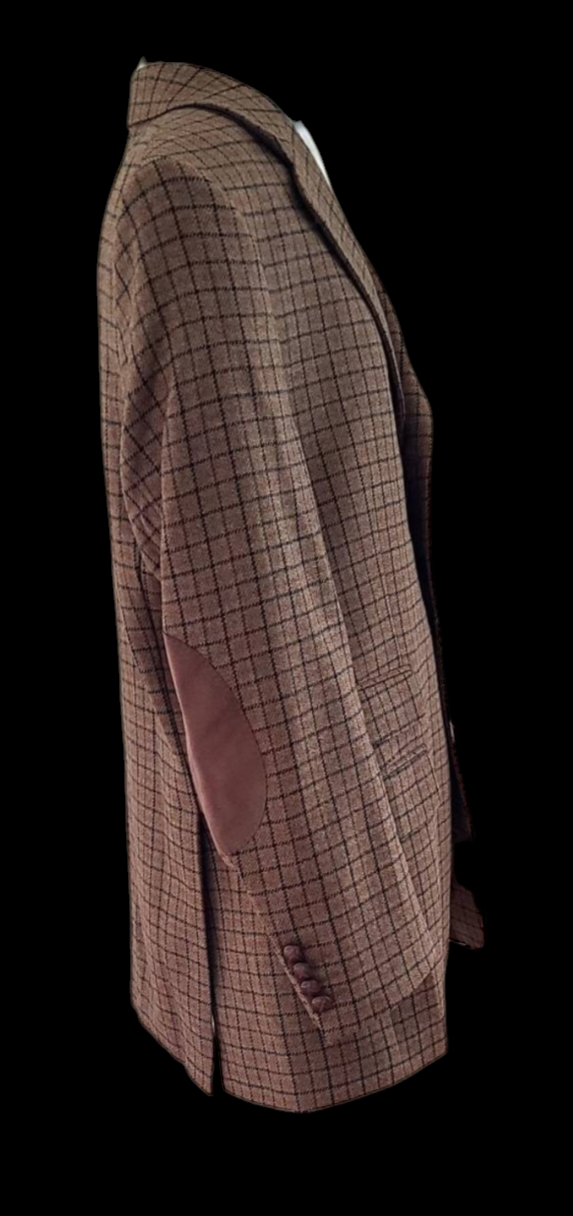 Thumbnail: DESCH Brown Tweed Hunting Jacket, Approximate Size 44 mens