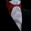 Thumbnail: PRE-TIED Dressage Stock Tie, Brick Red Butterflies