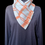 Thumbnail: FLEECE NECK COZY Cowl Scarf, Rust Plaid,  reversible to ivory