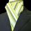 Thumbnail: TRADITIONAL Shaped Stock Tie, Lime Green Retro Dot