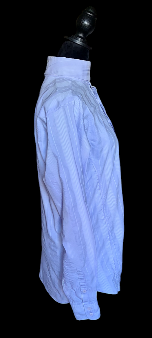 Thumbnail: ARIAT PRO SERIES Light Blue stretch Huntshirt, Size womans 38