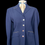 Thumbnail: RJ CLASSICS PLATINUM Collection Navy & Gold Dressage Coat, womans size 6R