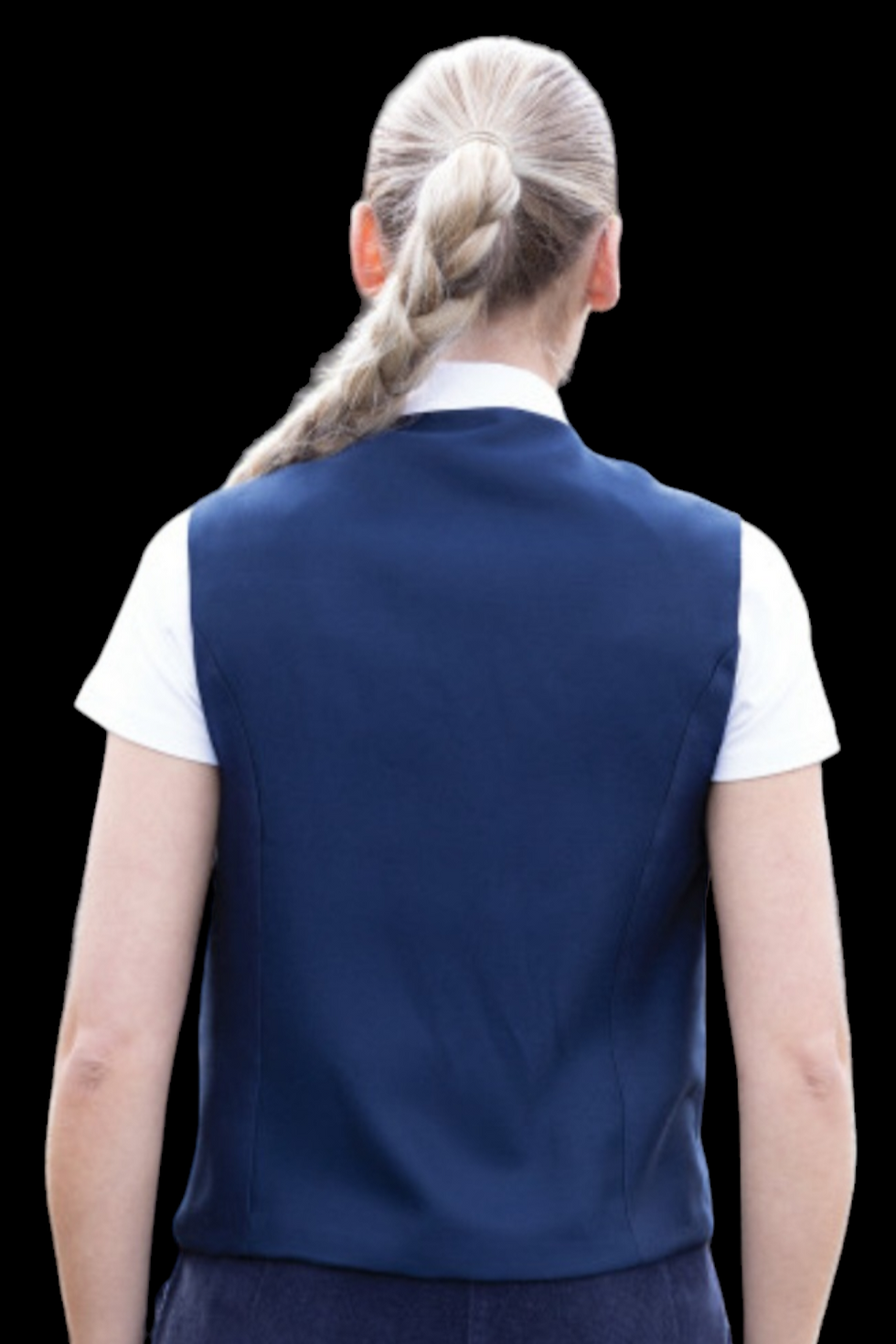 Thumbnail: EQUETECH Jacquard Navy Fox Hunting Vest.  NEW!  UK Sizing.